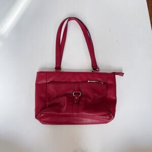 Gianni Bernini Red Buckle Bag
